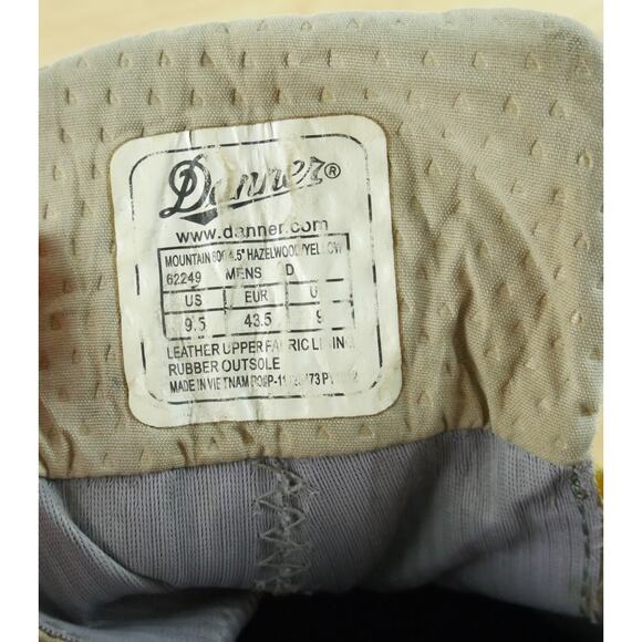 Danner Mountain 600‎ 4.5” Rich Tan Nubuck 62249 Hiking Boots Men’s 9.5 D Outdoor